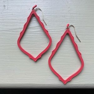 Kendra Scott Sophee Drop Earrings - Red